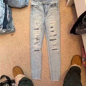 American Eagle Outfitters Blue Skinny Jeans